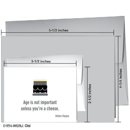 Old, Greeting Card (8629J), Enclosure, printedcanvas.com