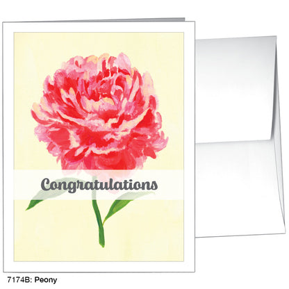 Peony, Greeting Card (7174B), A2, printedcanvas.com