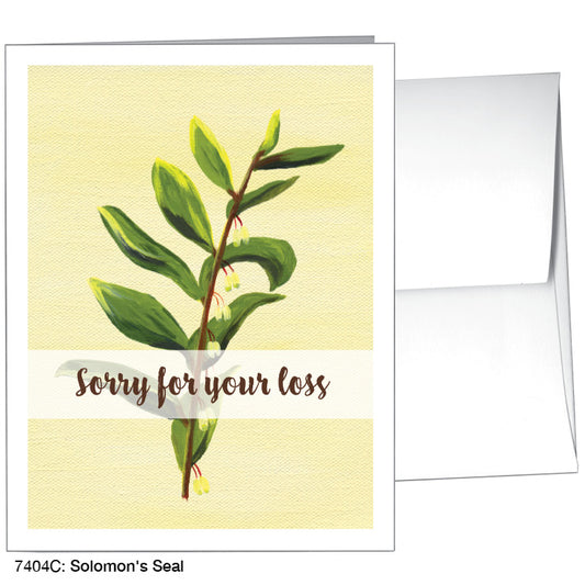 Solomon's Seal, Greeting Card (7404C), A2 Card Front, www.printedcanvas.com