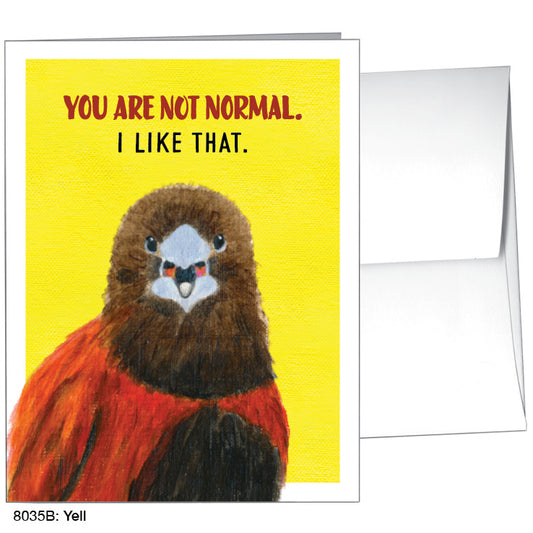 Yell, Greeting Card (8035B), A2, printedcanvas.com