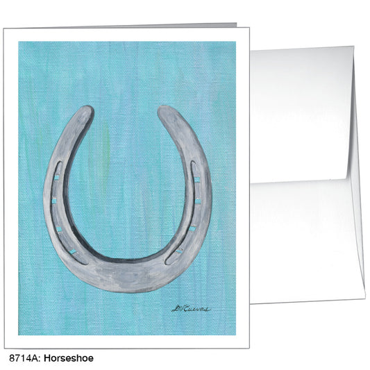 Horseshoe, Greeting Card (8714A), A2 Card Front, www.printedcanvas.com