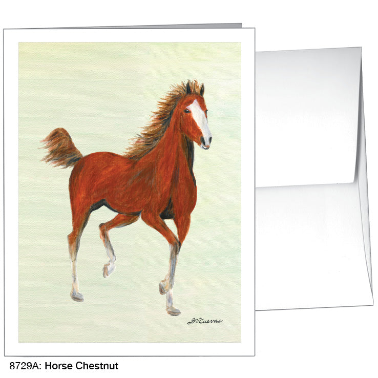 Horse Chestnut, Greeting Card (8729A), A2 Card Front, www.printedcanvas.com