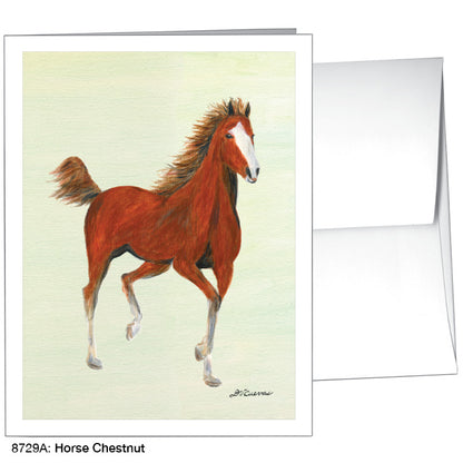 Horse Chestnut, Greeting Card (8729A), A2 Card Front, www.printedcanvas.com