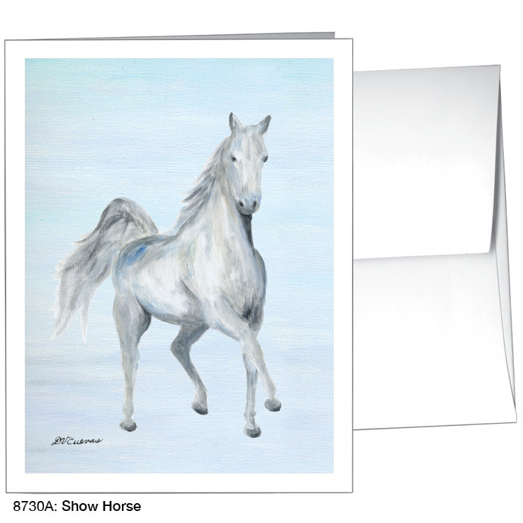Show Horse, Greeting Card (8730A), A2 Card Front, www.printedcanvas.com