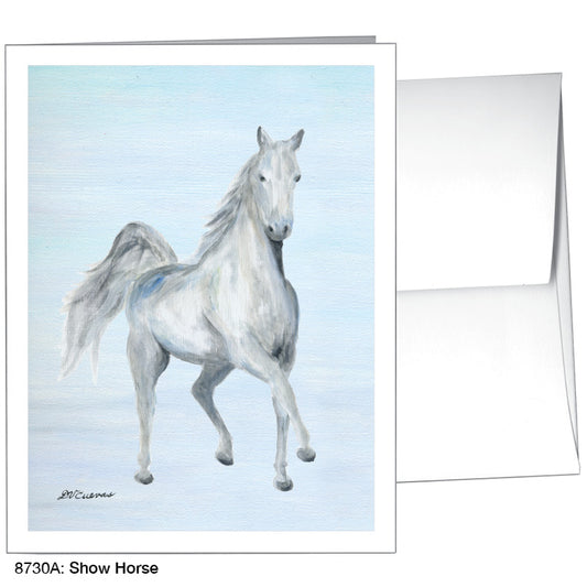 Show Horse, Greeting Card (8730A), A2 Card Front, www.printedcanvas.com