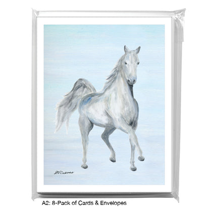 Show Horse, Greeting Card (8730A), A2 Card 8-Pack, www.printedcanvas.com