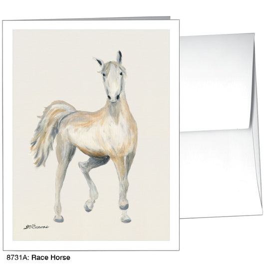 Race Horse, Greeting Card (8731A), A2, printedcanvas.com