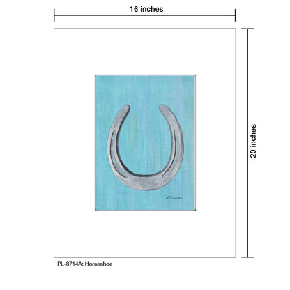 Horseshoe, Print (#8714A), Printe Matted, www.printedcanvas.com