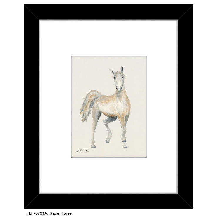 Race Horse, Print (#8731A), Print Matted, www.printedcanvas.com