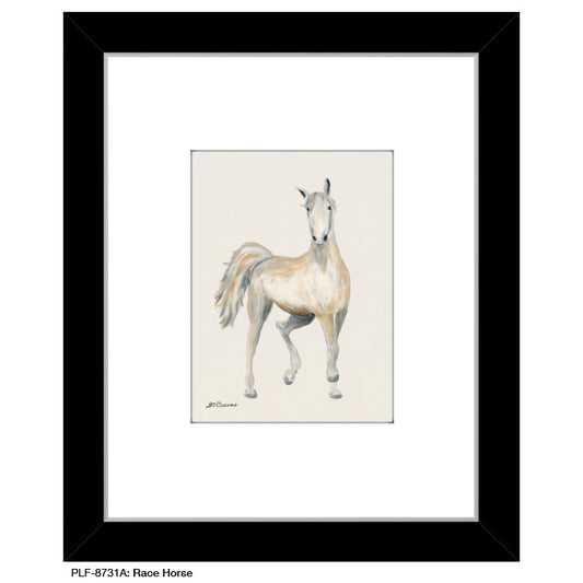 Race Horse, Print (#8731A), Print Matted, www.printedcanvas.com