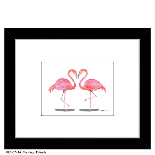 Flamingo Friends, Print (#8741A) - Printed Canvas