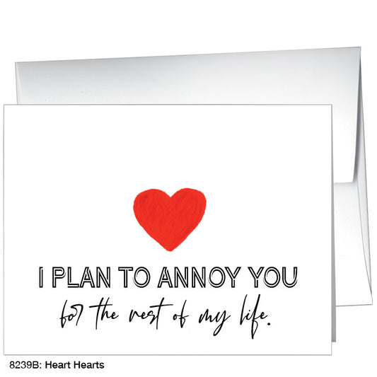 Heart Hearts, Greeting Card (8239B), A2, printedcanvas.com