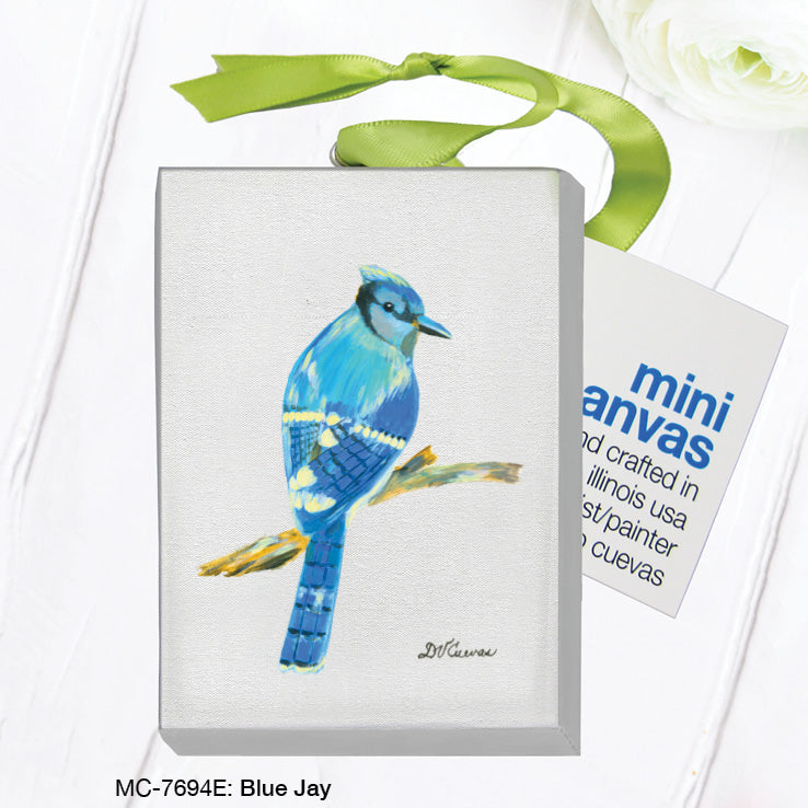 Blue Jay, Mini Canvas (MC-7694E), Front, printedcanvas.com