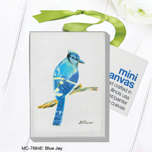 Blue Jay, Mini Canvas (MC-7694E), Front, printedcanvas.com