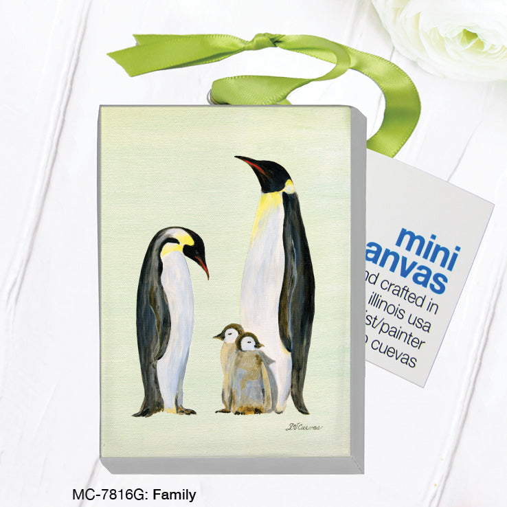 Family, Mini Canvas (MC-7816G), Mini Canvas, www.printedcanvas.com