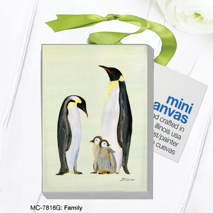 Family, Mini Canvas (MC-7816G), Mini Canvas, www.printedcanvas.com