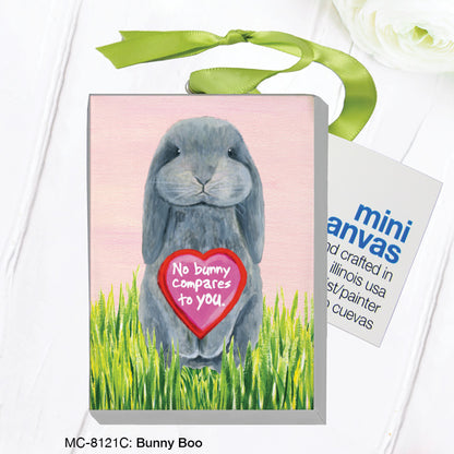 Bunny Boo, Mini Canvas (MC-8121C), Front, printedcanvas.com
