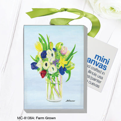 Farm Grown, Mini Canvas (MC-8136A), Front, printedcanvas.com