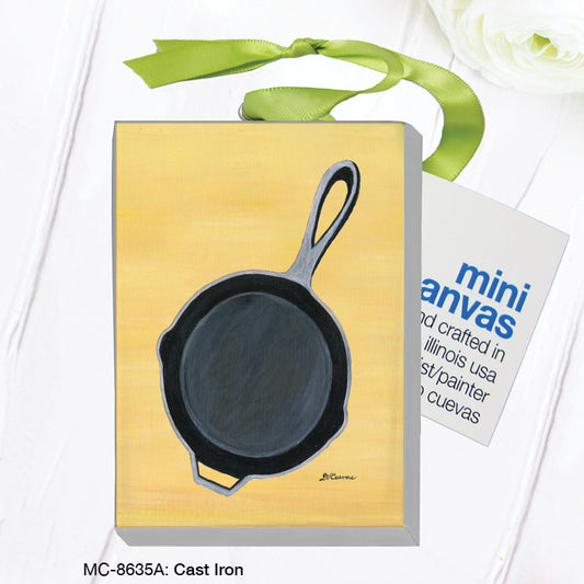 Cast Iron, Mini Canvas (MC-8635A), Front, printedcanvas.com