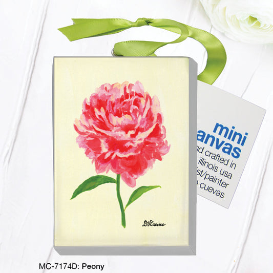 Peony, Mini Canvas (MC-7174D), Front, printedcanvas.com
