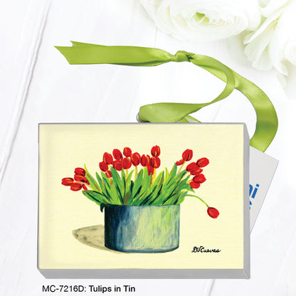 Tulips In Tin, Mini Canvas (MC-7216D), Front, printedcanvas.com