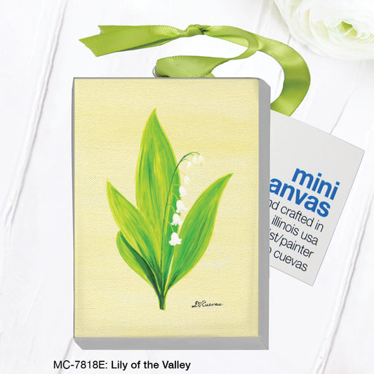 Lily of the Valley, Mini Canvas (MC-7818E), Front, printedcanvas.com
