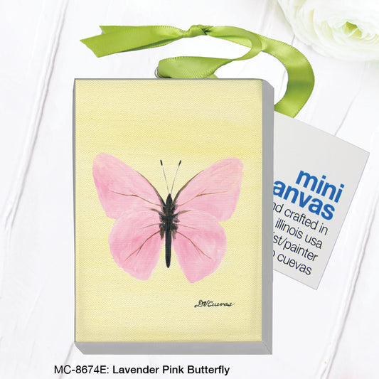 Lavender Pink Butterfly, Mini Canvas (MC-8674E), Front, printedcanvas.com