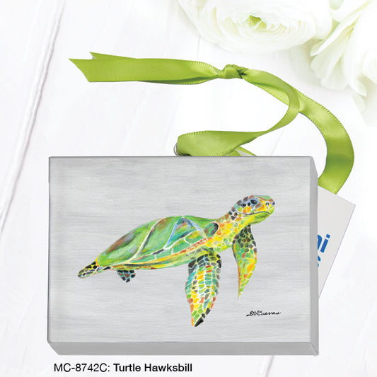 Turtle Hawksbill, Mini Canvas   (MC-8742C), Front, printedcanvas.com
