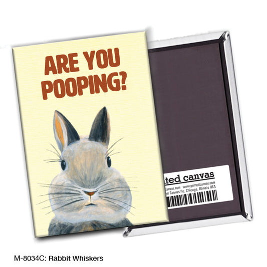Rabbit Whiskers, Magnet (M-8034C), Front, printedcanvas.com
