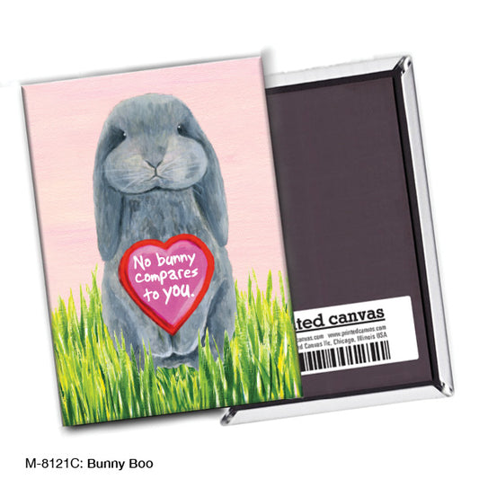 Bunny Boo, Magnet (M-8121C), Front, printedcanvas.com