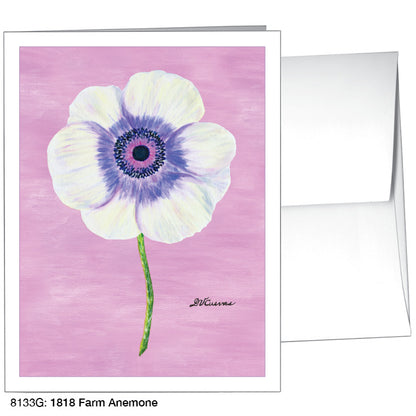 1818 Farm Anemone, Greeting Card (8133G), A2, printedcanvas.com