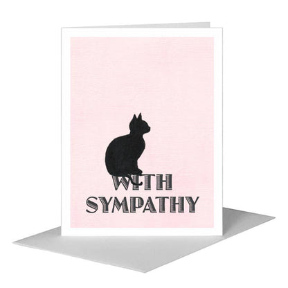 Cat Silhouette, Greeting Card (#8360A), A2 Card Front, www.printedcanvas.com