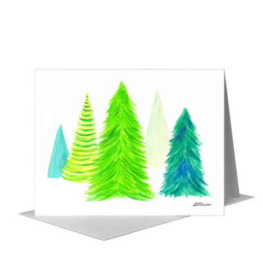 Very Merry, Greeting Card (#8458A) A2 Card Front, www.printedcanvas.com
