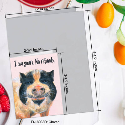 Clover, Greeting Card (#8083D)