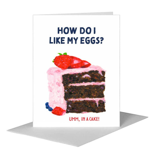 Scrumptious, Greeting Card (#8101A) A2 Card Front, www.printedcanvas.com