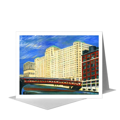Merchandise Mart, Chicago, Greeting Card (#7421A) A2 Card Front, www.printedcanvas.com