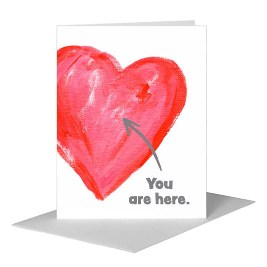 Heart Elated, Greeting Card (#8126EA) A2 Card Front, www.printedcanvas.com