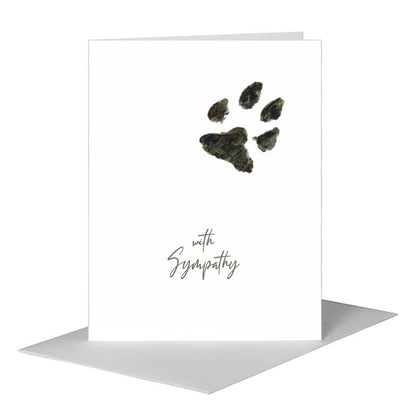 Dog Paw, Greeting Card (#8355A), A2 Card Front, www.printedcanvas.com