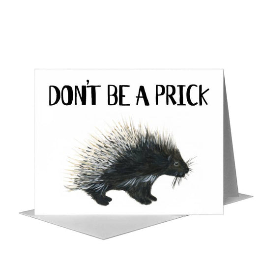 Porcupine, Greeting Card (#8442A) A2 Card Front, www.printedcanvas.com