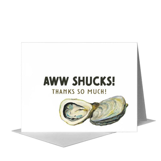 Oysters, Greeting Card (#8448A) A2 Card Front, www.printedcanvas.com