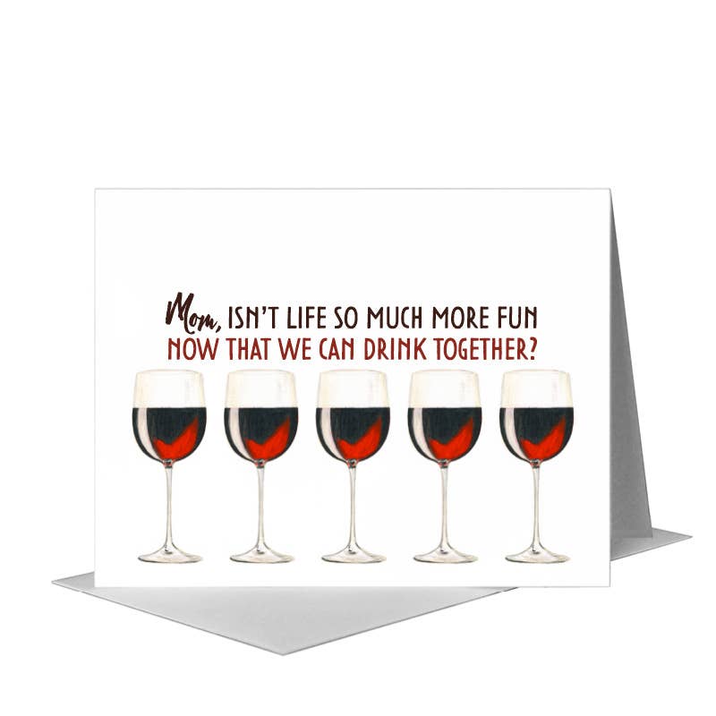 Vino, Greeting Card (#8438V), A2 Card Front, www.printedcanvas.com
