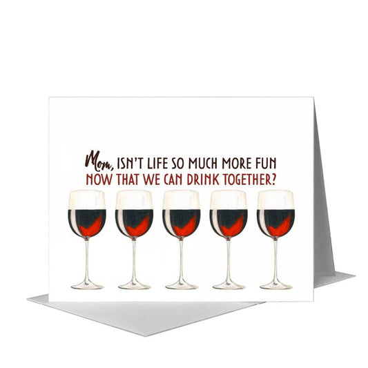 Vino, Greeting Card (#8438V) A2 Card Front, www.printedcanvas.com