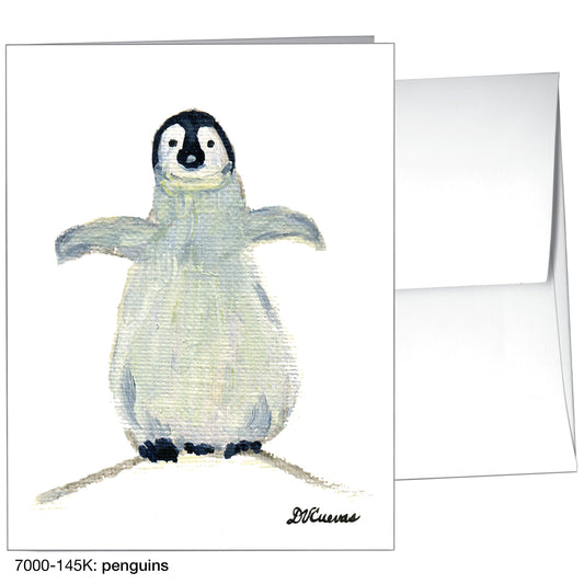 Penguins, Greeting Card (7316K), A2, printedcanvas.com