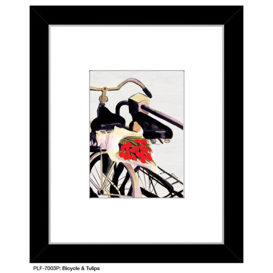 Bicycle & Tulips, Print (#7003P)
