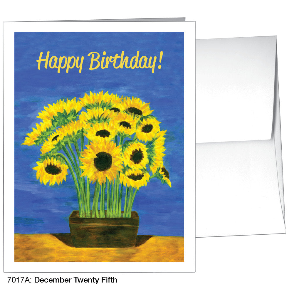 December Twenty Fifth, Greeting Card (7017A), A2 Card, www.printedcanvas.com
