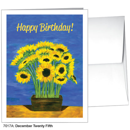 December Twenty Fifth, Greeting Card (7017A), A2 Card, www.printedcanvas.com