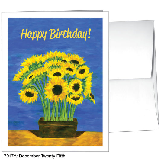 December Twenty Fifth, Greeting Card (7017A), A2 Card, www.printedcanvas.com