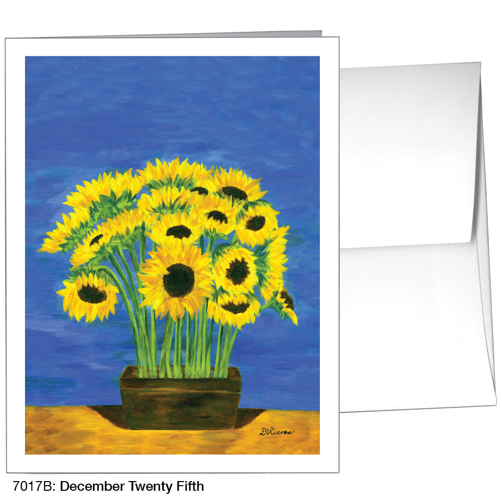 December Twenty Fifth, Greeting Card (7017B), A2 Card, www.printedcanvas.com
