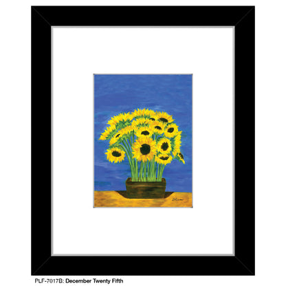 December Twenty Fifth, Print (#7017B), Print Matted, www.printedcanvas.com