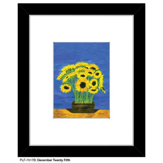 December Twenty Fifth, Print (#7017B), Print Matted, www.printedcanvas.com